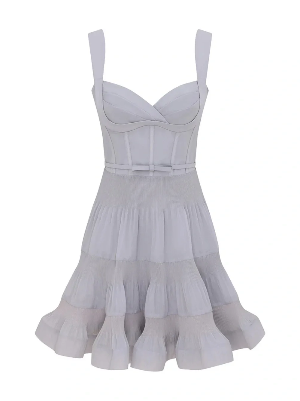 Zimmermann Kindred Spirit Pleated Draped Minidress - Picture 2 of 7